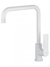 Смеситель для кухни WONZON & WOGHAND, Белый матовый (WW-L1006-MW)