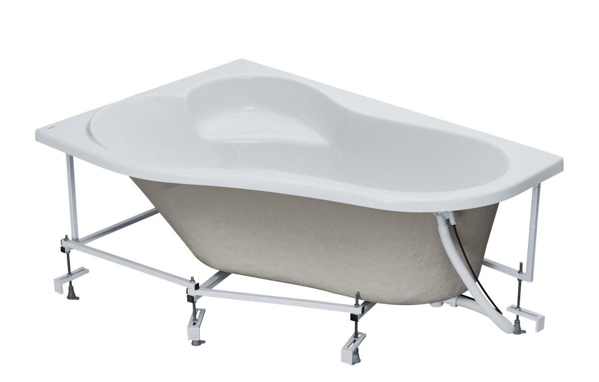 Приобрести santek ибица акриловая ванна 150х100 левосторонняя, белая
