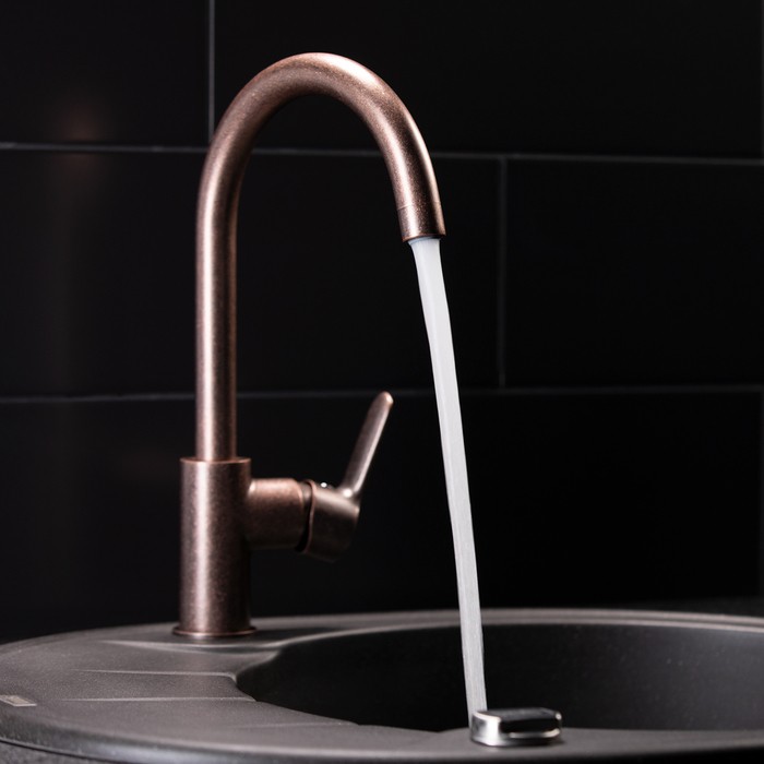 Приобрести iddis смеситель для кухни cuba 375мм, состаренная медь cu3mbj0i05