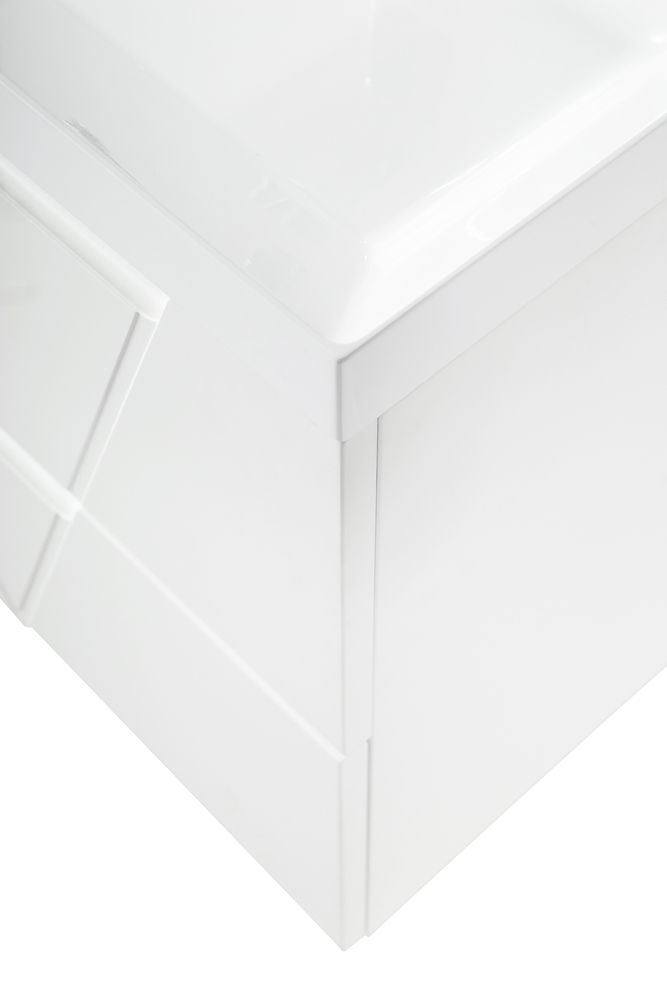 Приобрести belbagno тумба с раковиной vittoria 100 см, подвесная bianco lucido-p, белая раковина