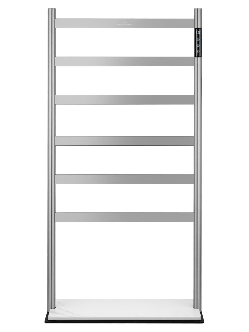 Приобрести полотенцесушитель электрический напольный wonzon & woghand essen, брашированный никель (ww-a406-br)