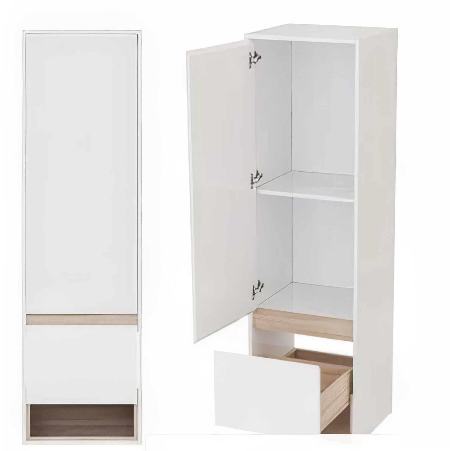 Приобрести mirsant пенал подвесной scandy 45 см, белый ут000094728