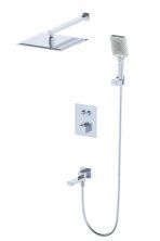 Душевая система с термостатом встраиваемая WONZON & WOGHAND, Хром (WW-88929003-CR)