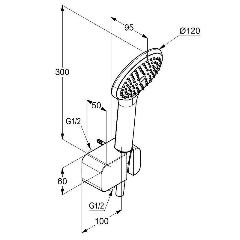 Приобрести kludi freshline душевой гарнитур для ванны 1s, арт. 6787005-00
