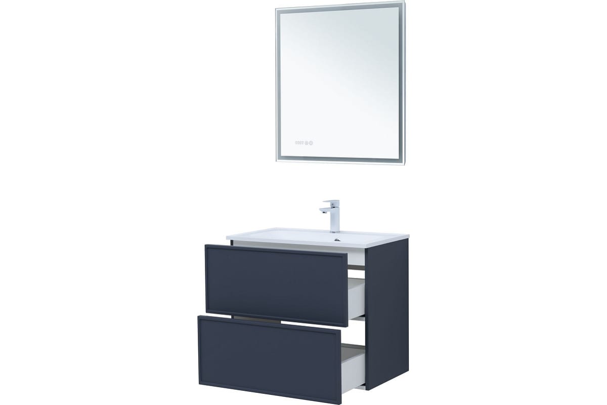 Приобрести aquanet тумба с раковиной арт 75 см,маренго