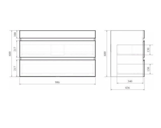 Приобрести mirsant тумба подвесная next 100\2 100 см с раковиной more -100 ут000057249