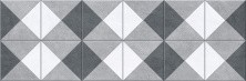 Плитка настенная Alma Ceramica Origami 300x900 мм, серый узор 