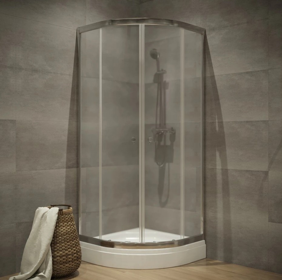 Приобрести тритон душевое ограждение ультра 90х90 см, хром, прозрачное щ0000041120