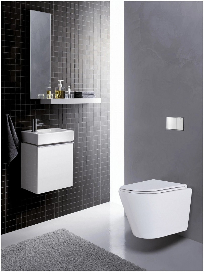 Приобрести azario унитаз подвесной teramo, безободковый с тонкой крышкой микролифт, антивсплеск az-0053-uq