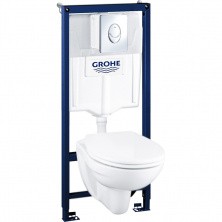 Инсталляция Grohe Solido с подвесным унитазом Lecico Perth c сиденьем микролифт 39192000