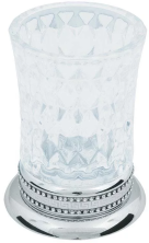 Boheme Стакан для зубных щеток Brillante, хром\кристаллы 10441