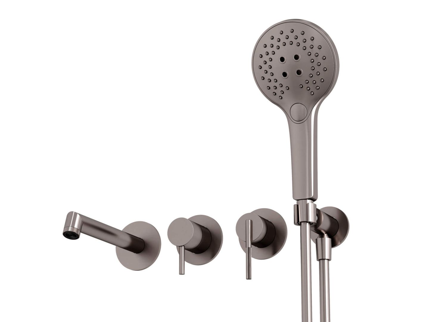 Приобрести hayzburg встраиваемый смеситель для ванны и душа, никель hb-4004-2bn