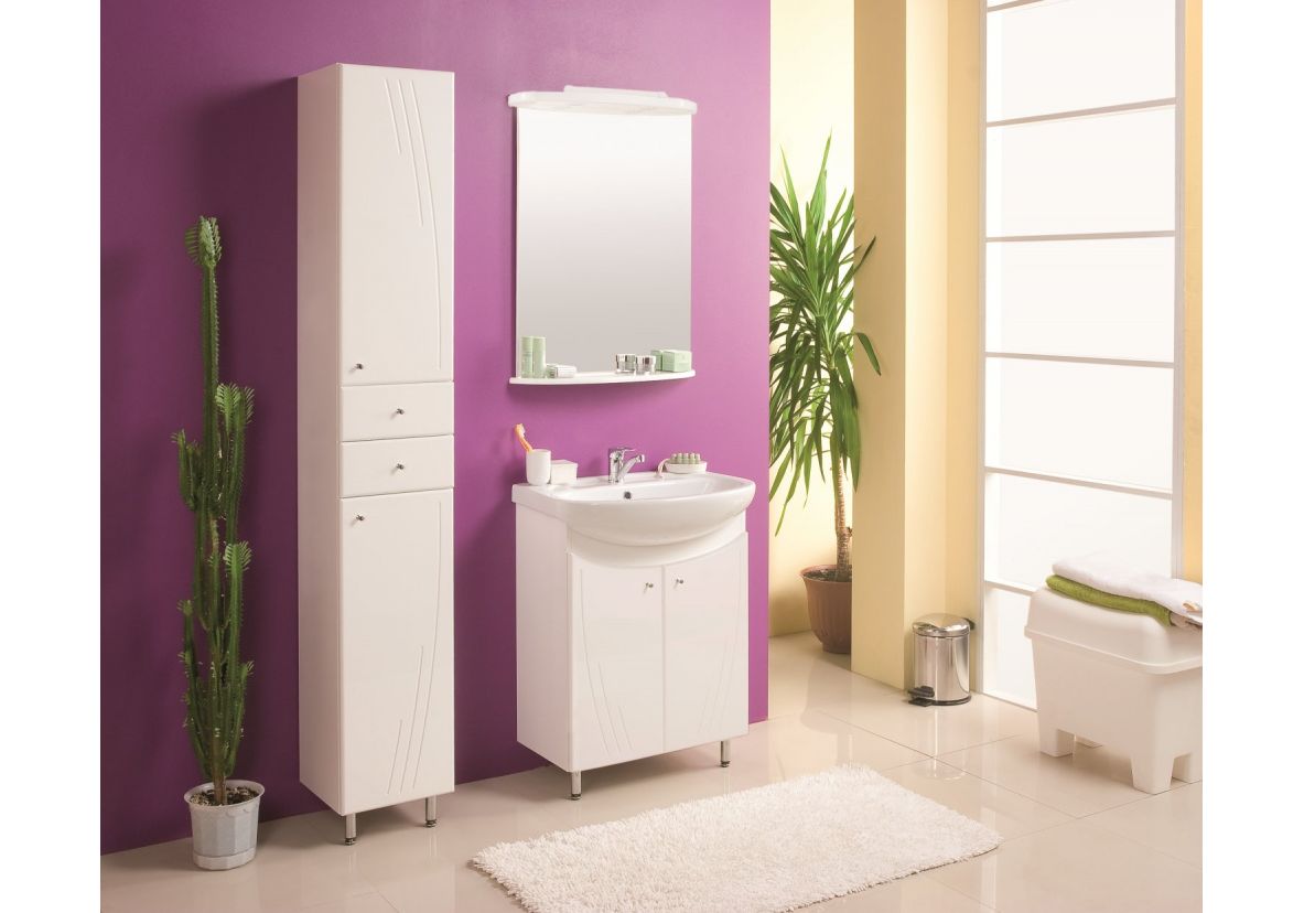 Приобрести пенал напольный акватон минима 32 см, цвет белый