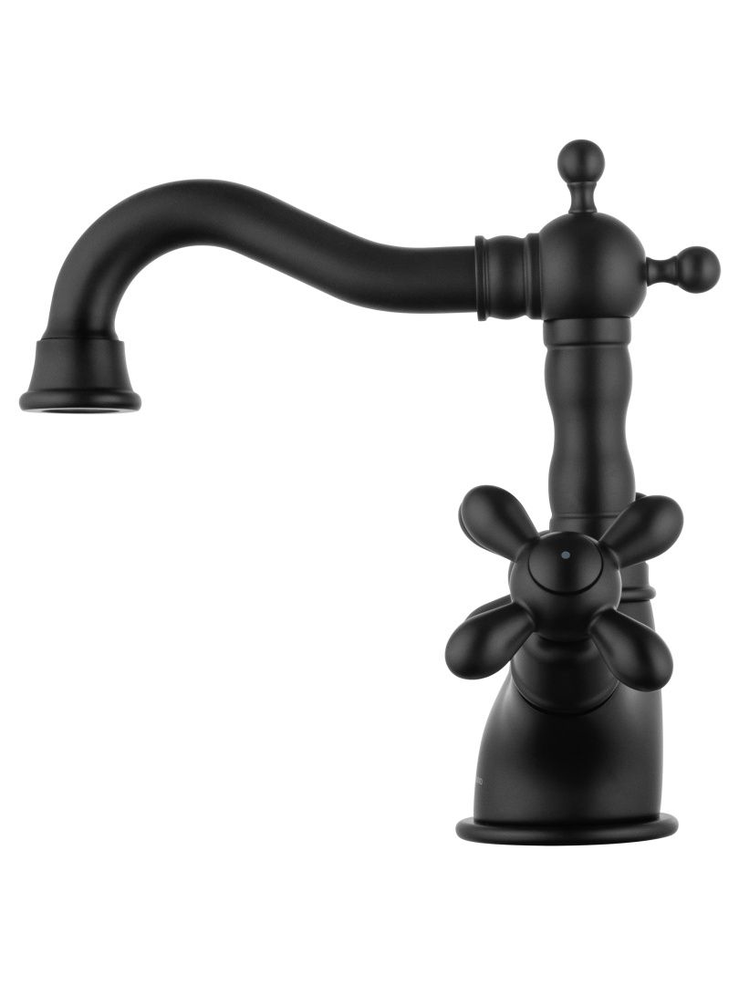 Приобрести смеситель для раковины wonzon & woghand retro, черный матовый (ww-88139020-mb)