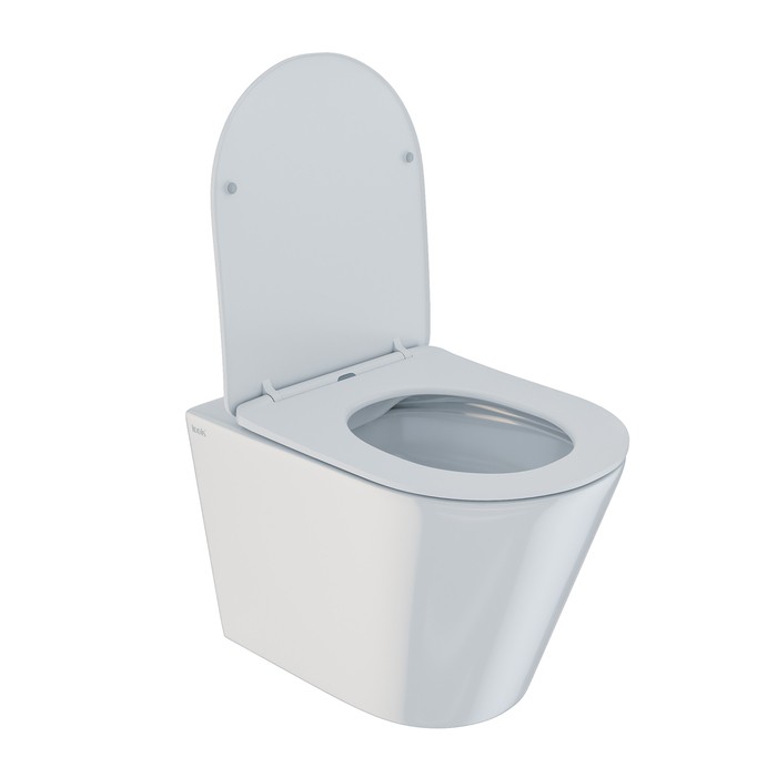 Приобрести iddis унитаз подвесной безободковый calipso, с тонкой крышкой микролифт, calrdsei25