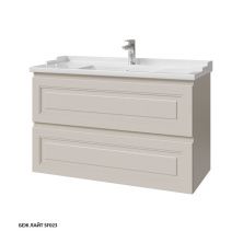 Caprigo Тумба с раковиной WALES 100 см, светло бежевый