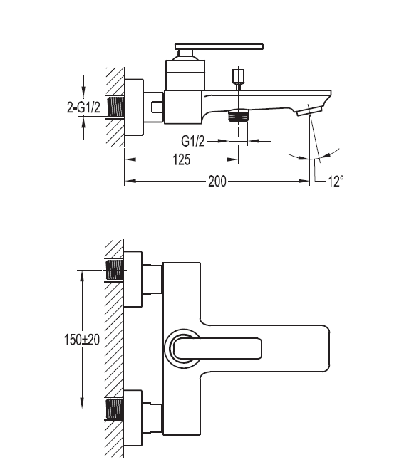 Приобрести cezares смеситель для ванны и душа city, хром city-f-vd-01