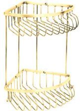 Boheme Полка в ванную комнату Imperiale, двойная, золото 10427
