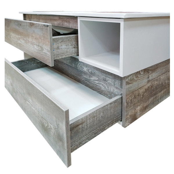 Приобрести сomforty тумба с раковиной "турин-120" дуб бежевый