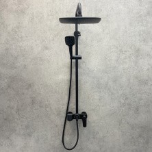 Comforty Смеситель напольный, FF074R-CMT, черный матовый