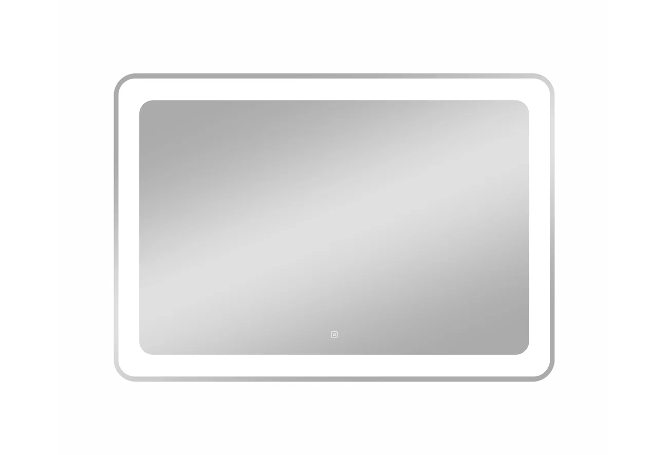 Приобрести continent зеркало с подсветкой velvette 100х70 см, белое