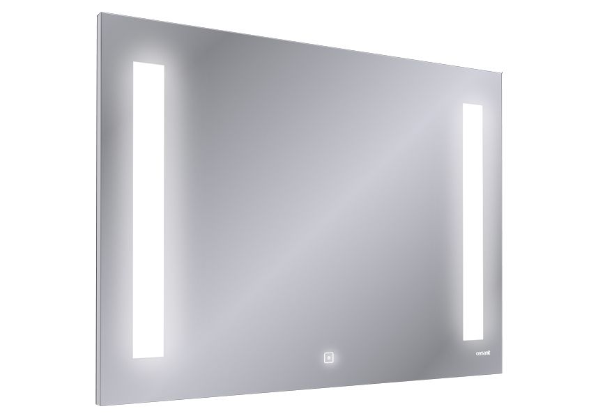 Приобрести зеркало cersanit base 020 led 80х60 см, lu-led020*80-b-os