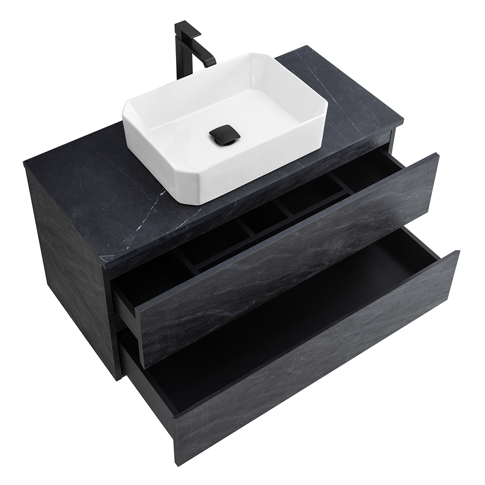 Приобрести cezares тумба со столешницей molveno 46 100 см антрацит molveno 46-100-2c-so-antr