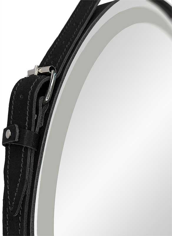 Приобрести continent зеркало с подсветкой millenium black 50х50 см, сенсорный включатель, черное