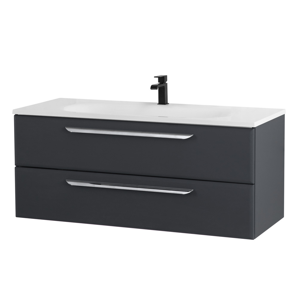 Приобрести cezares тумба подвесная с раковиной eco 120 см grafito, графит eco-1200-2c-so-gr-p