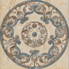 Панно напольное Kerranova Genesis 1200x1200 мм, SR, бежевый узор