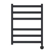 Point Полотенцесушитель электрический Меркурий П6 500x600 левый/правый, черный PN83156BE