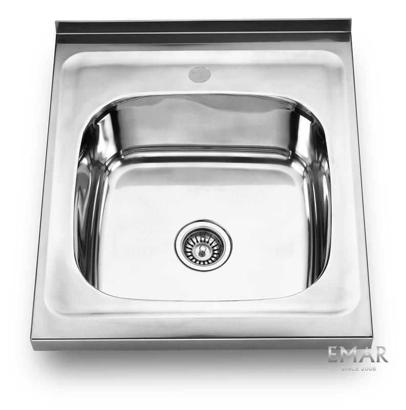 Приобрести emar кухонная мойка 50х60 см, хром emar 5060l