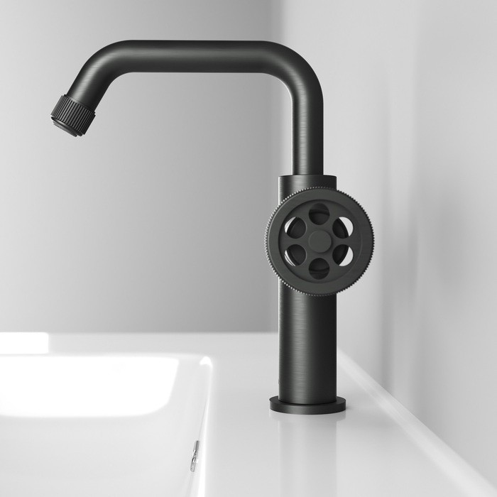 Приобрести iddis смеситель для раковины grange 231мм, высокий, графит gragmr0i01