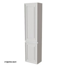 Caprigo Пенал подвесной Ponza 40 см, правосторонний, темно бежевый 13550R-В231