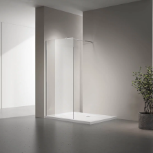 Veconi Душевая перегородка Korato 120x200 см, хром, прозрачное KR72-120-01-C7