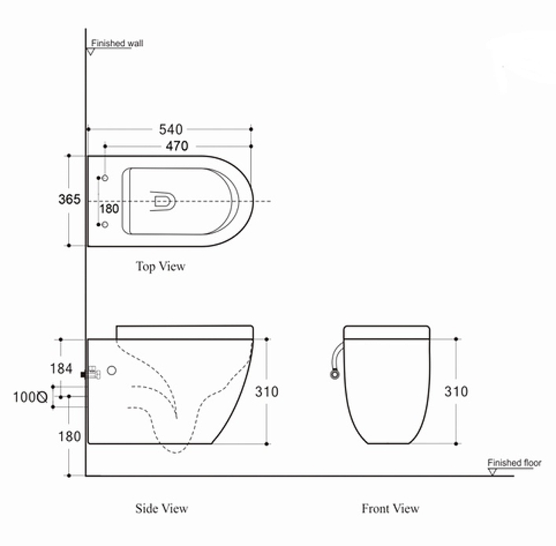 Приобрести aquanet подвесной унитаз rimless cetus-bw bl-102n-wht