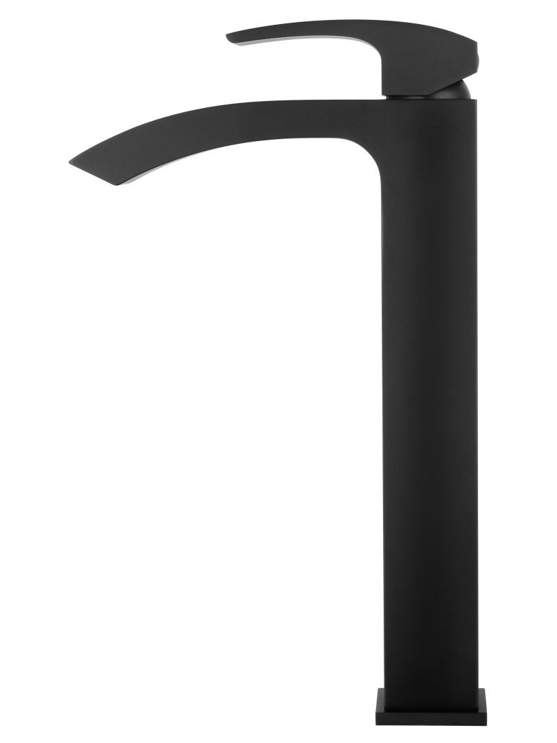 Приобрести смеситель для раковины высокий wonzon & woghand fit, черный матовый (ww-88239009-mb)