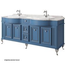 Caprigo Тумба с раковиной FRESCO 180 см, голубая, эмаль