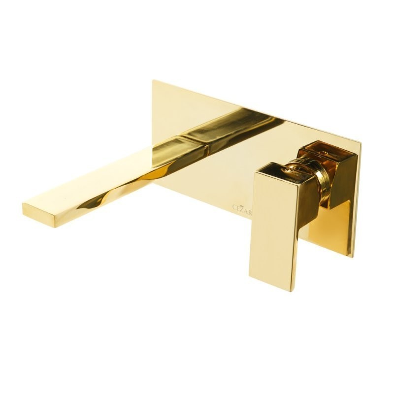 Приобрести cezares смеситель для раковины unika, скрытый монтаж, золото unika-bli1-03/24