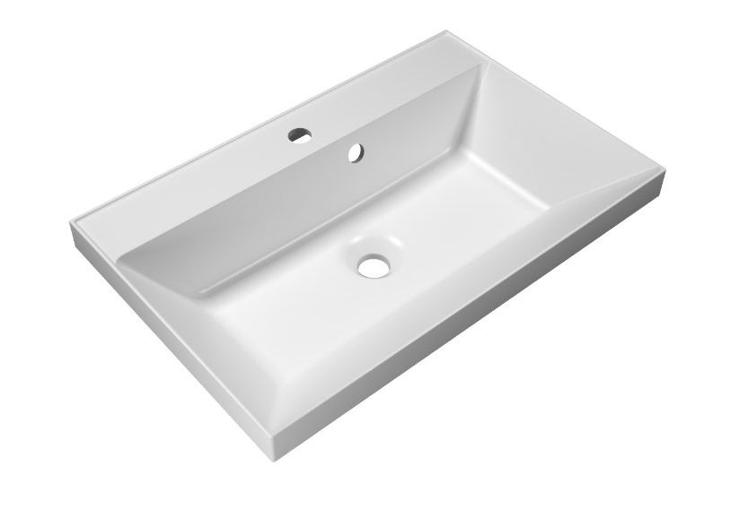 Приобрести тумба подвесная с раковиной belbagno marino-700-2c-so-bl-p 70 см, bianco lucido