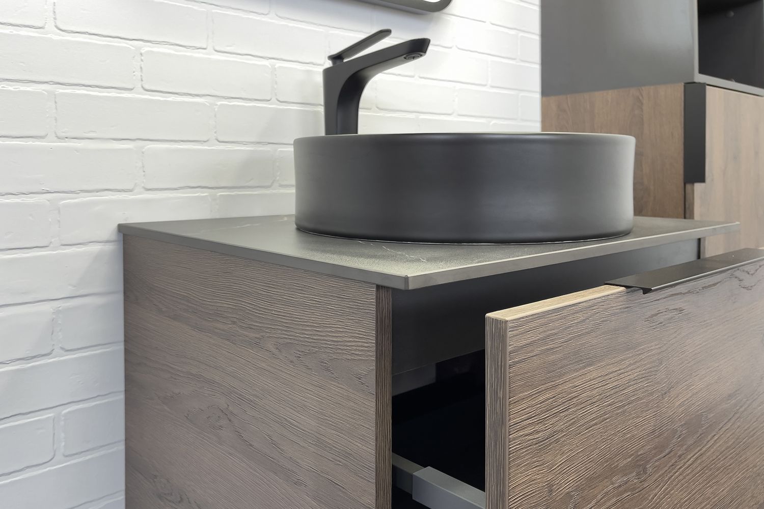 Приобрести сomforty тумба со столешницей и раковиной "портленд-60" дуб шоколадно-коричневый с раковиной 9110mb