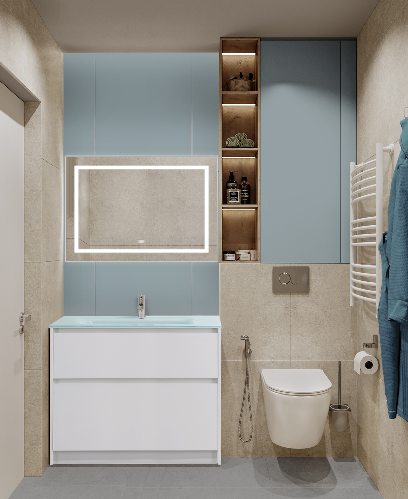 Приобрести belbagno тумба с раковиной kraft 100 см, напольная bianco opaco, белая глянцевая раковина
