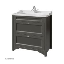 Caprigo Тумба с раковиной PRESTON 80 см, графит