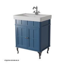 Caprigo Тумба с раковиной BORGO 70 см, синяя, эмаль