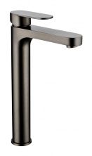 Grocenberg Смеситель для раковины, высокий, графит GB3011BG