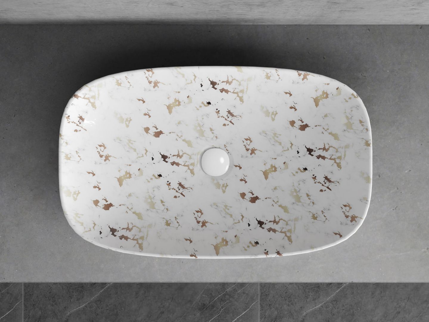 Приобрести hayzburg накладная раковина чаша 60х38 см, мрамор, hb-0029-2