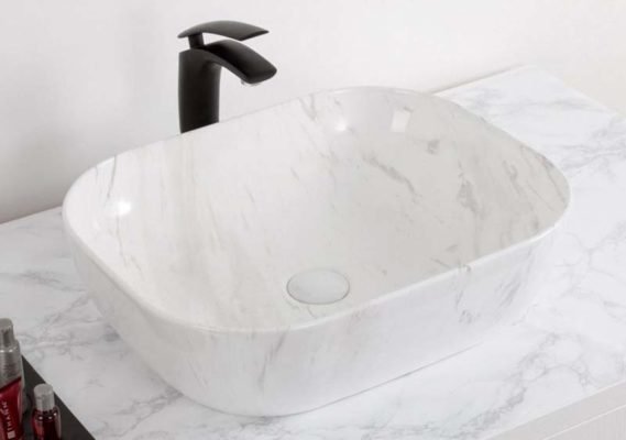 Приобрести раковина накладная ceramalux 50 см mnc k397d9