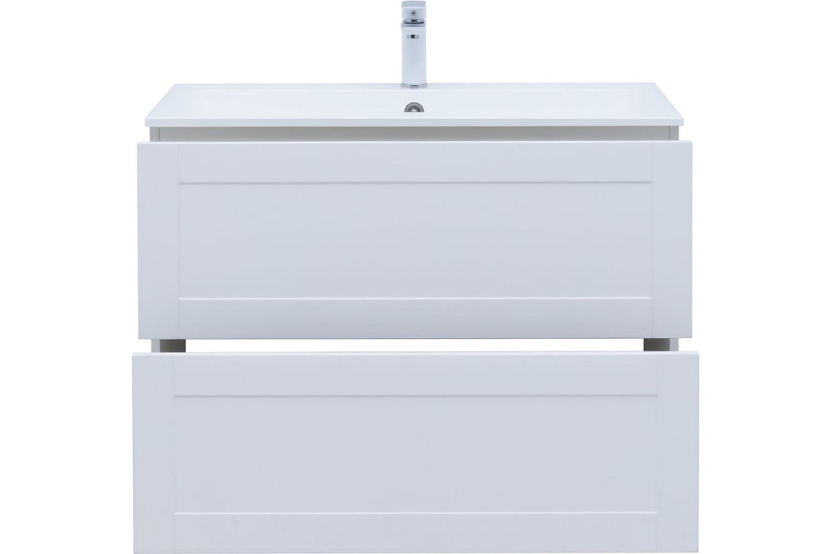 Приобрести aquanet тумба с раковиной терра 90 см, белая матовая