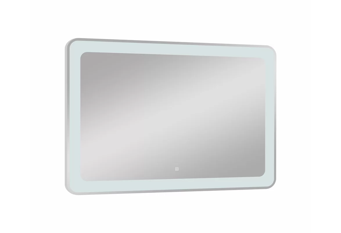 Приобрести continent зеркало с подсветкой velvette 100х70 см, белое