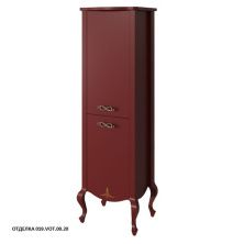 Caprigo Пенал BOURGET 50 см, бордовый, эмаль